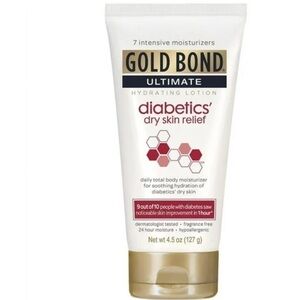 Gold Bond Ultimate Diabetic Dry Skin Relief Lotion Fragrance Free New Sz 4.5oz